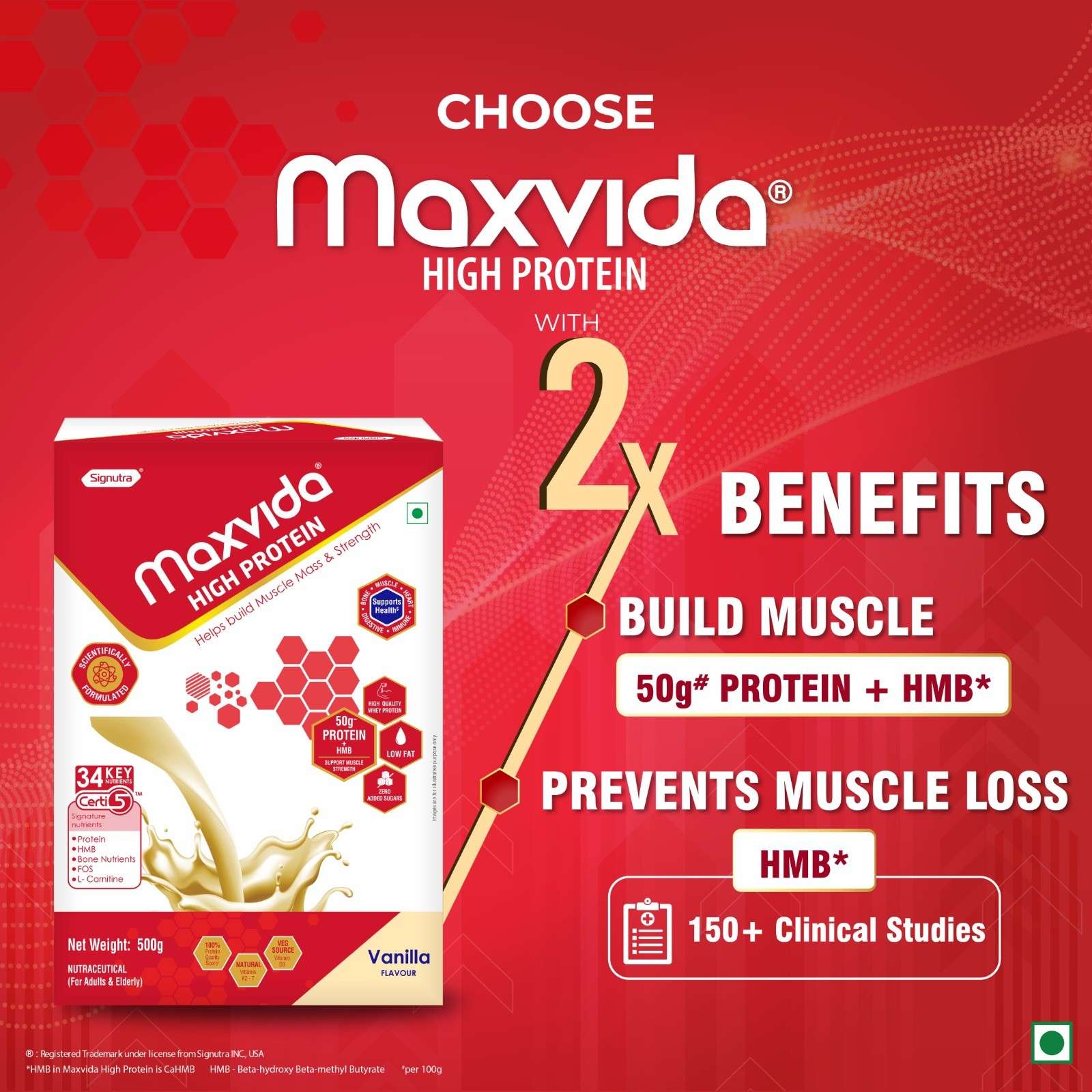 Maxvida Vanilla High Protein Nutrition Supplement (400g) – Signutra